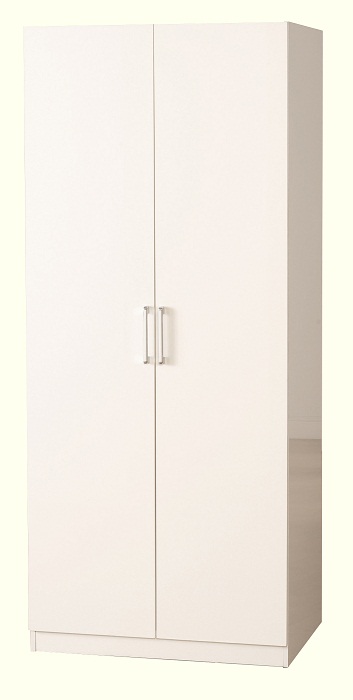 Modern two door white wardrobe. , Please click to get details