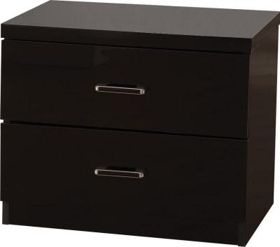 Two drawer bedside chest  