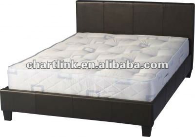 PRADO FAUX LEATHER BED 
1) Choice of All Metal rails or WOODEN 
2) Ply wood slats system 
3) Faux Leather including back of head , Please click to get details
